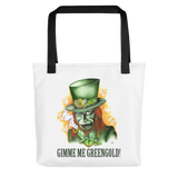 Gimme Me Green Gold Tote