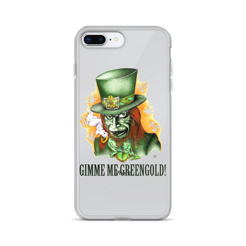 Gimme Me Green Gold iPhone Case