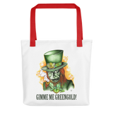 Gimme Me Green Gold Tote